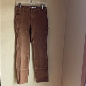 Carhartt Brown Cropped Ankle Pants